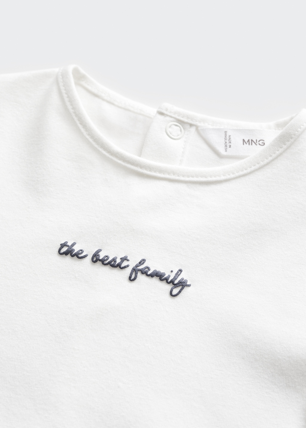 Organic cotton body with message - Details of the article 0