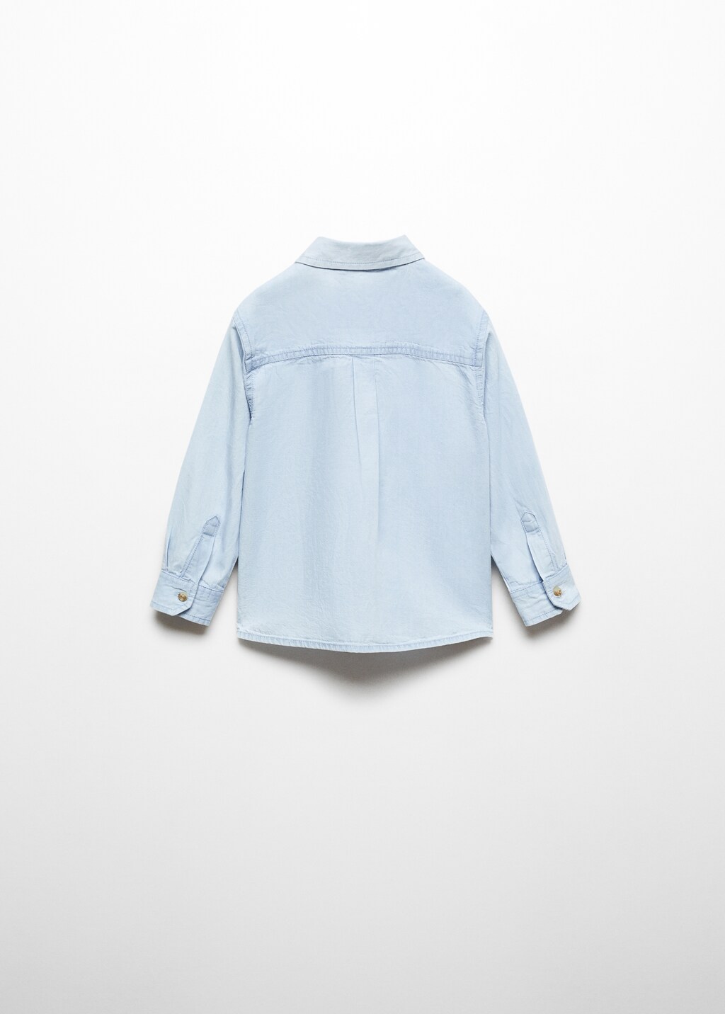 Chest-pocket cotton shirt - Reverse of the article