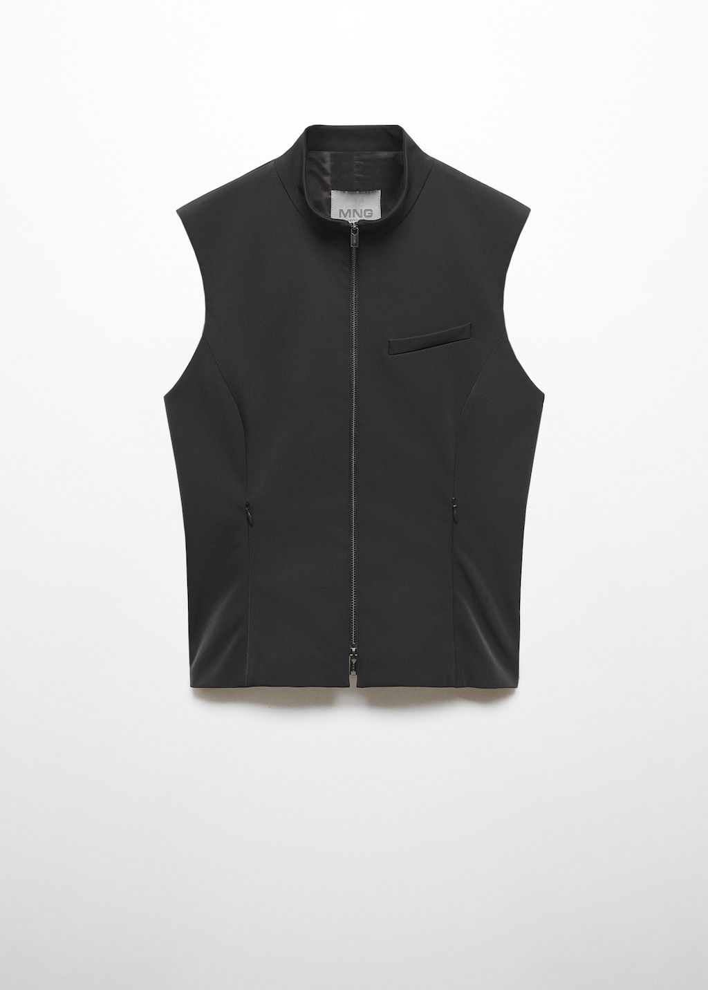 Zipper fitted vest - Article without model