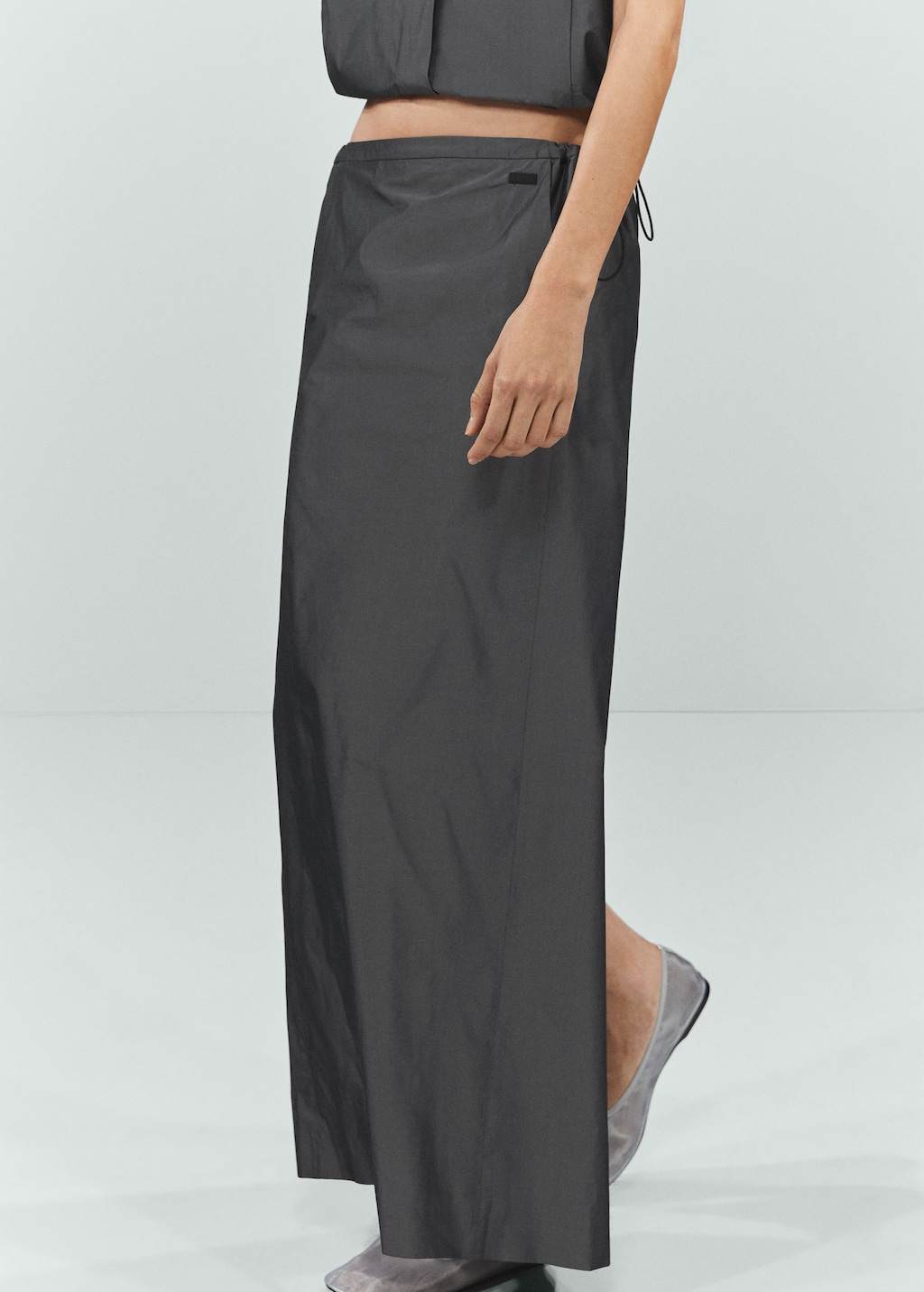 Parachute slit skirt - Details of the article 6