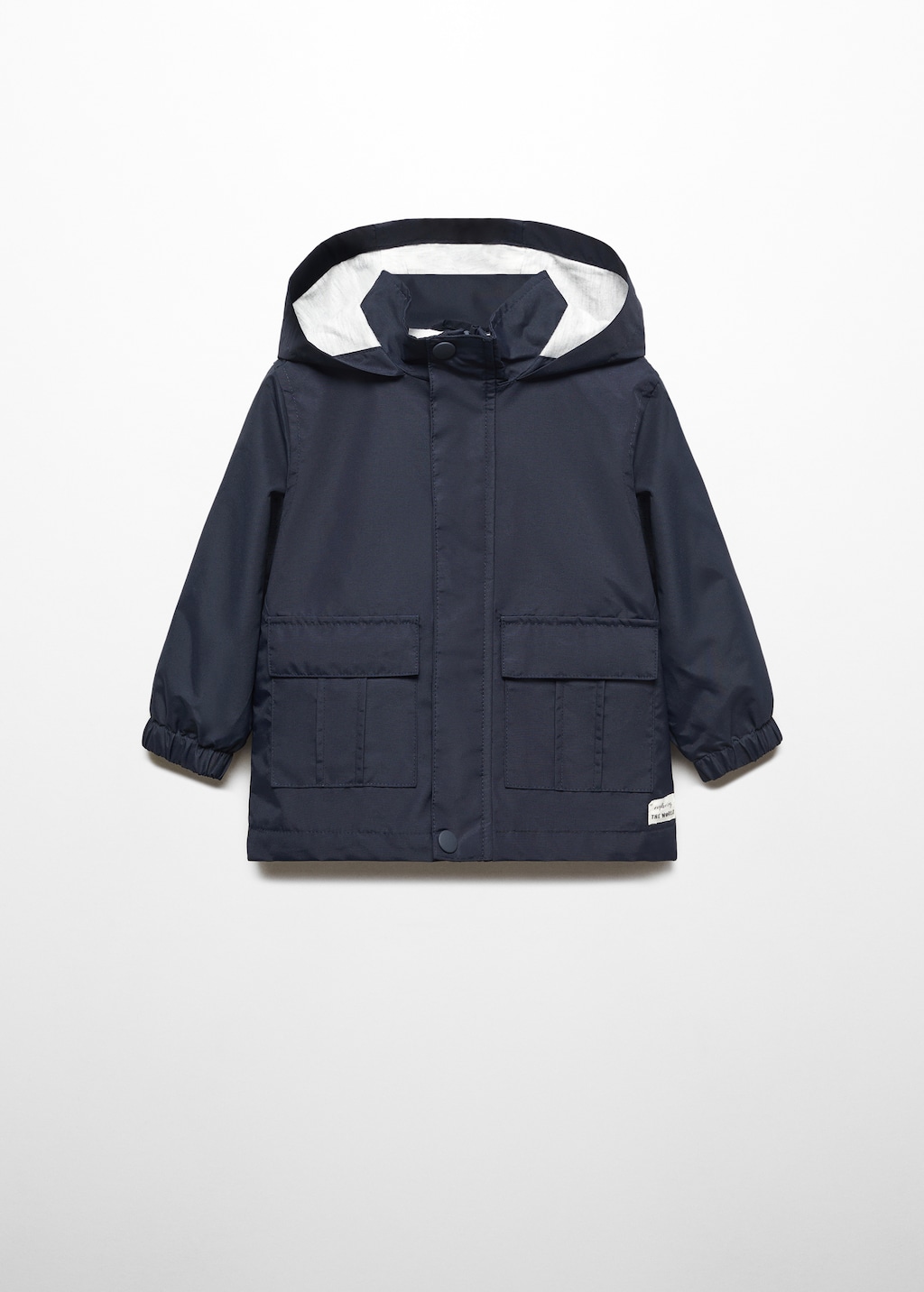 Hooded water-repellent parka - Article without model