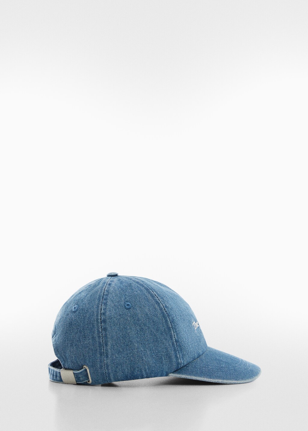 Denim cap with message - Article without model