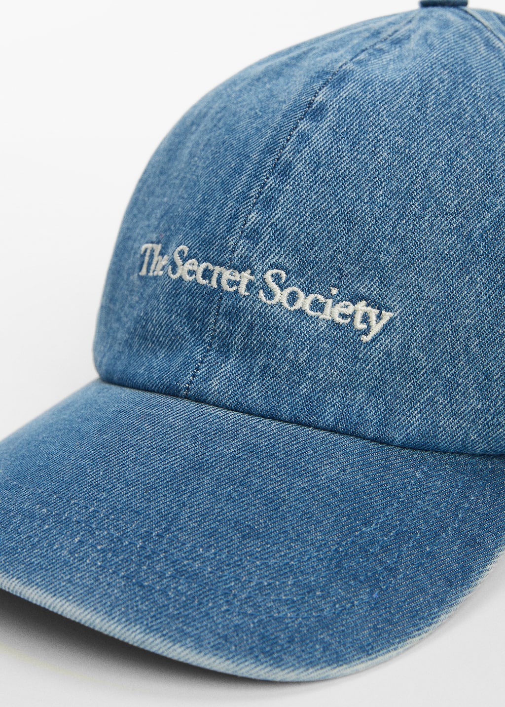 Jeans-Cap mit Schriftzug - Detail des Artikels 2