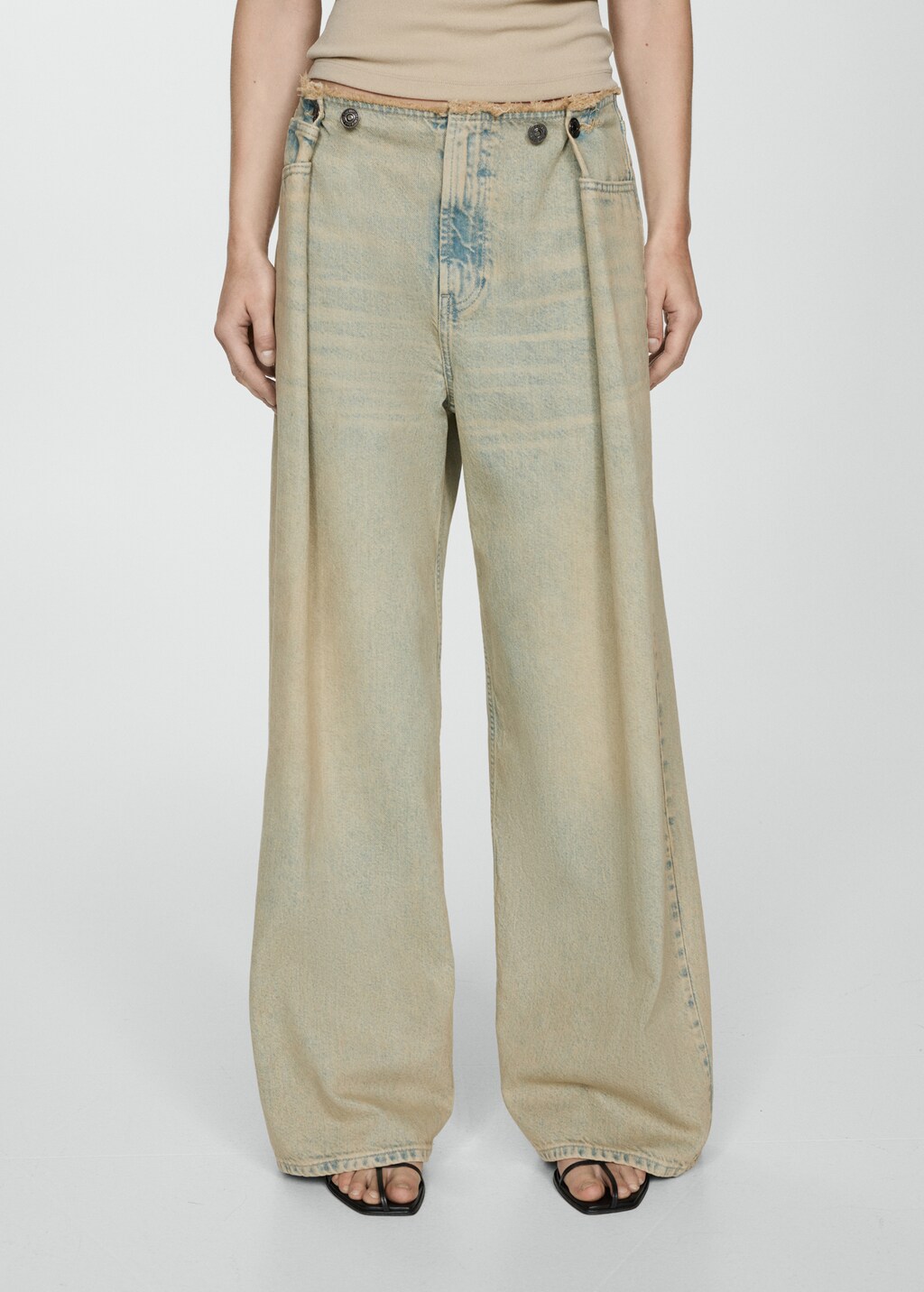 Super-loose wideleg jeans - Medium plane