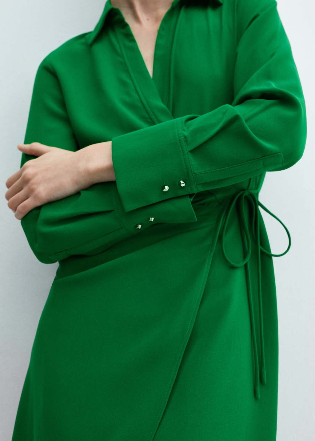 Wrap shirt dress - Details of the article 6