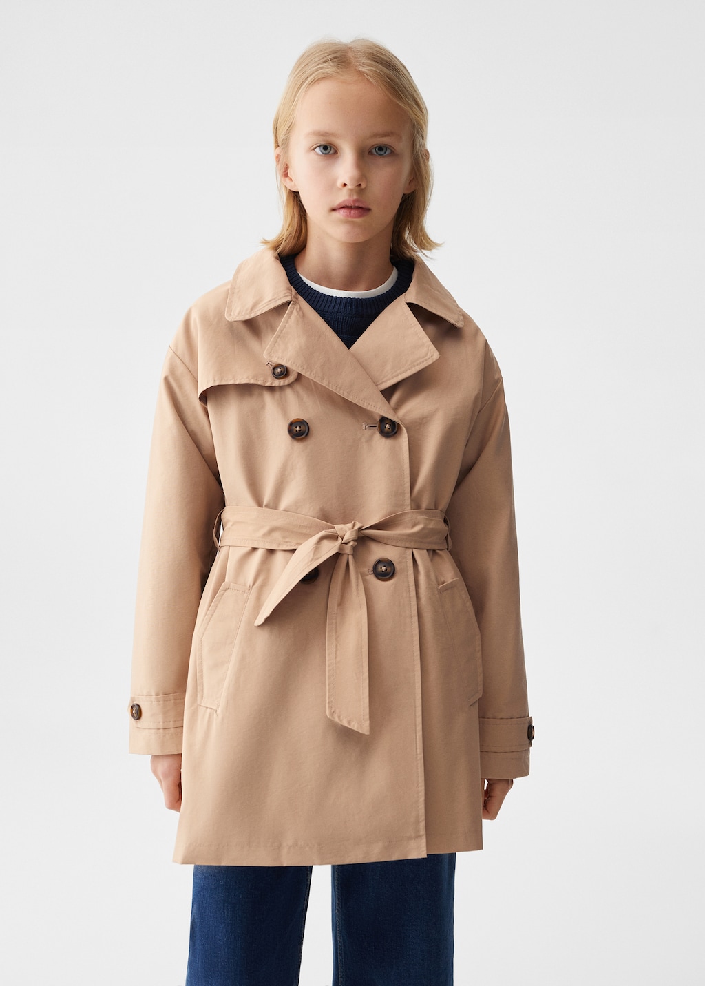 Belt gabardine trench - Medium plane