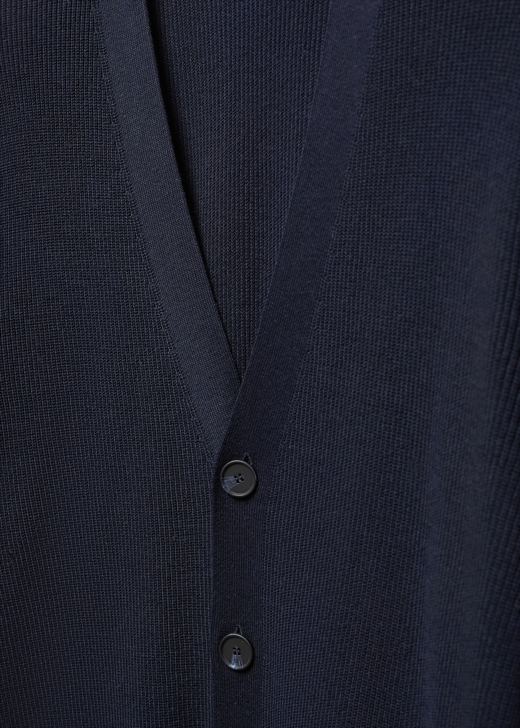 Buttoned ribbed cardigan - Details of the article 8