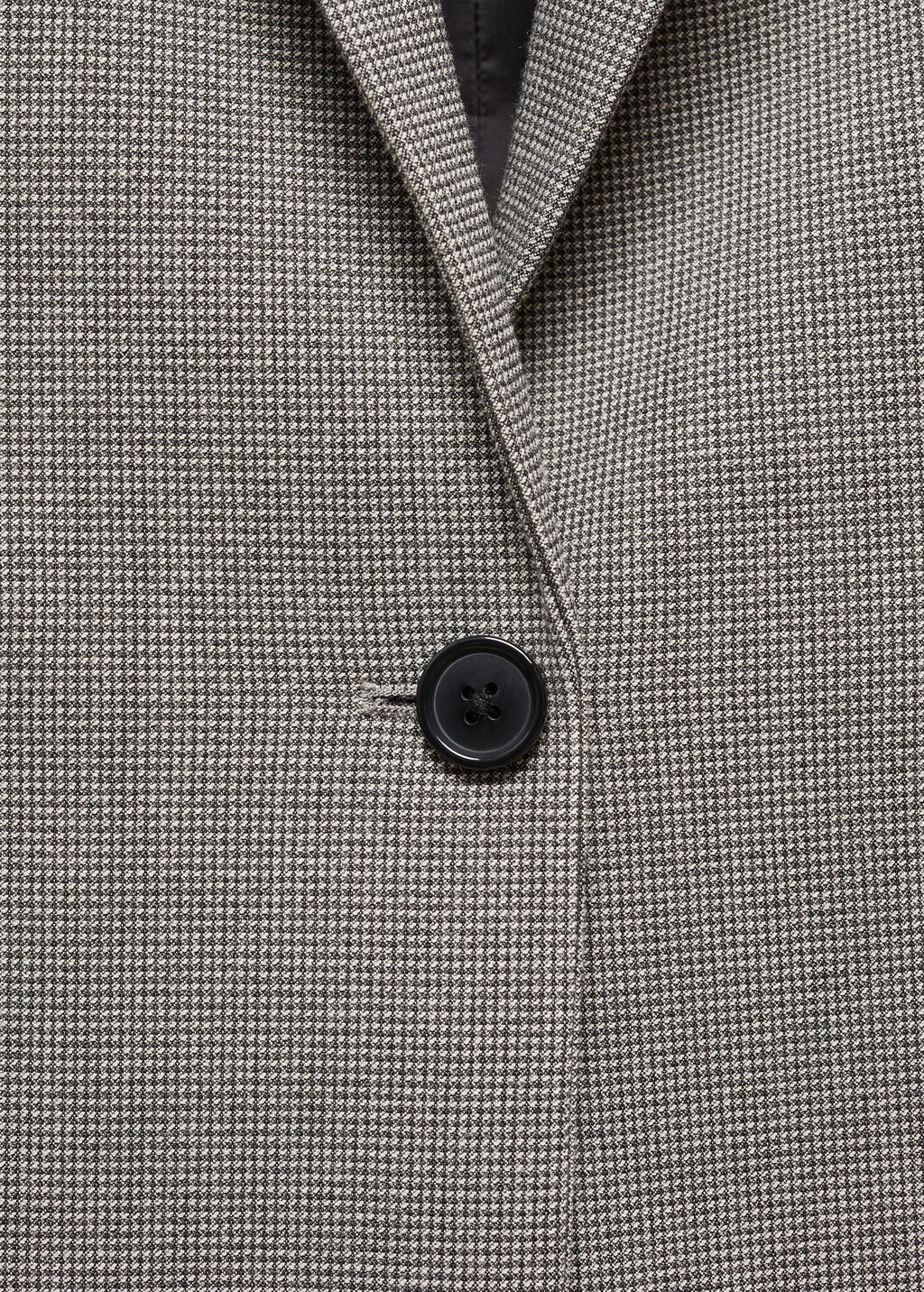 Lapels Houndstooth suit blazer - Details of the article 8