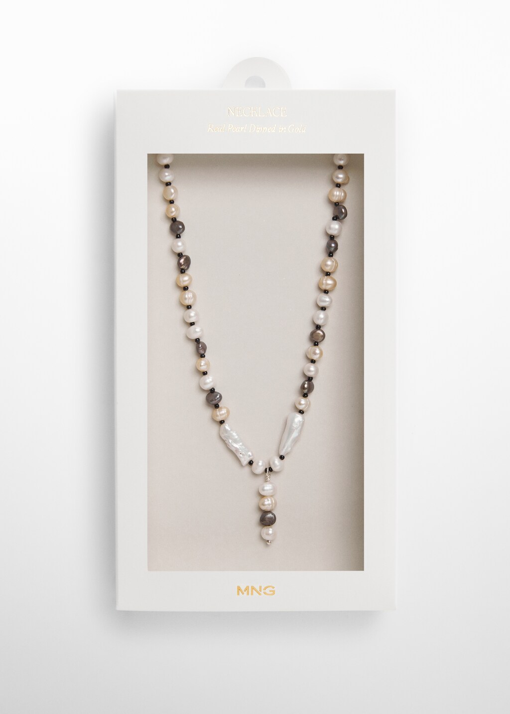 Combined natural pearl necklace - Details of the article 7