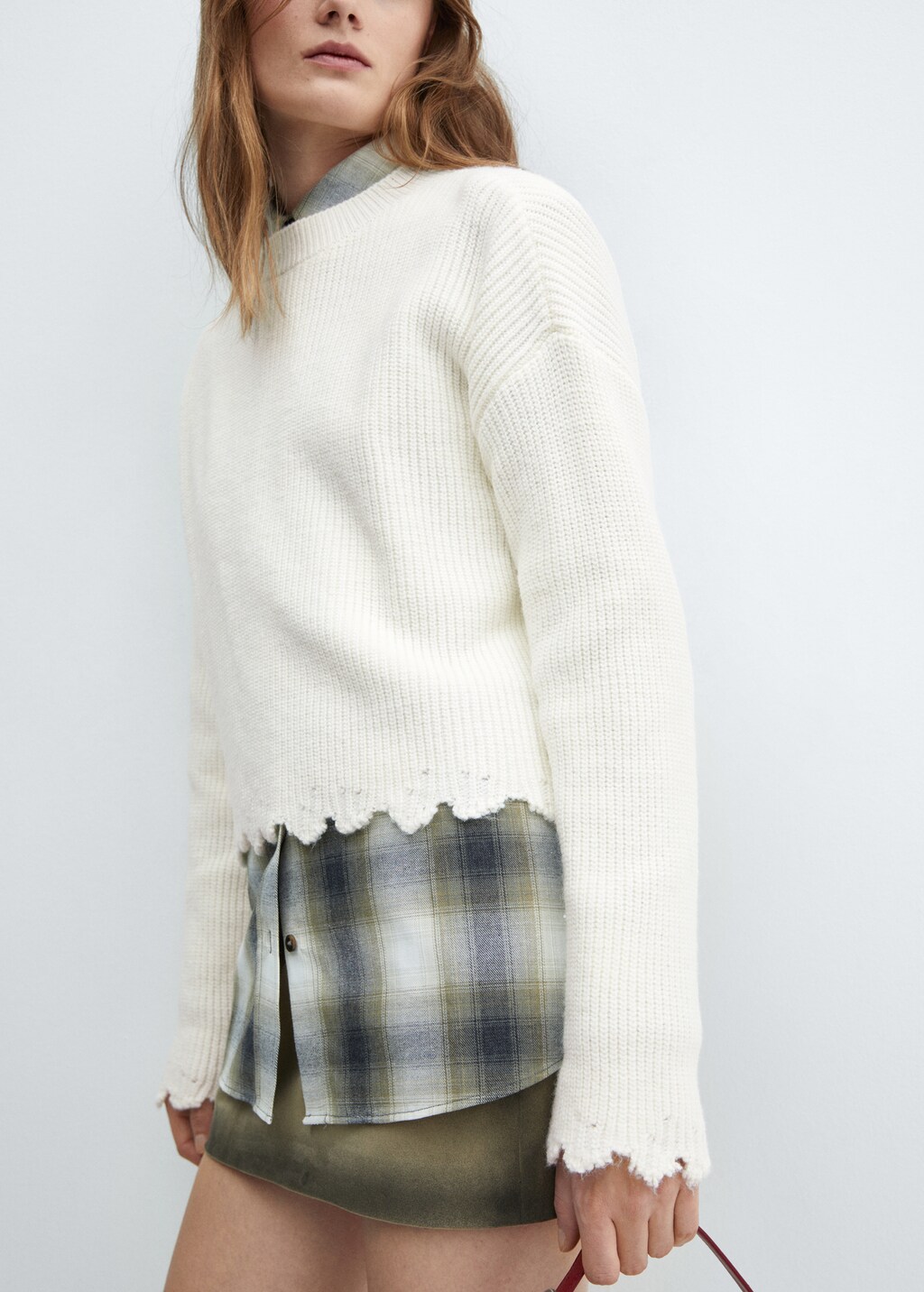 Round-neck knitted sweater - Details of the article 6