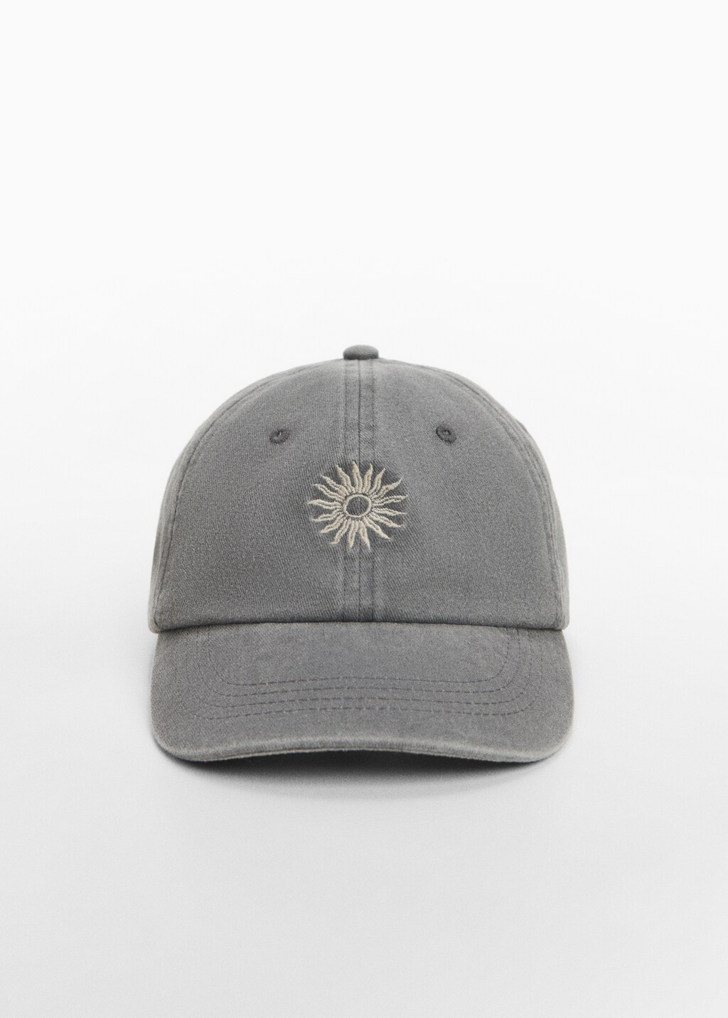 Embroidered detail cap - Medium plane