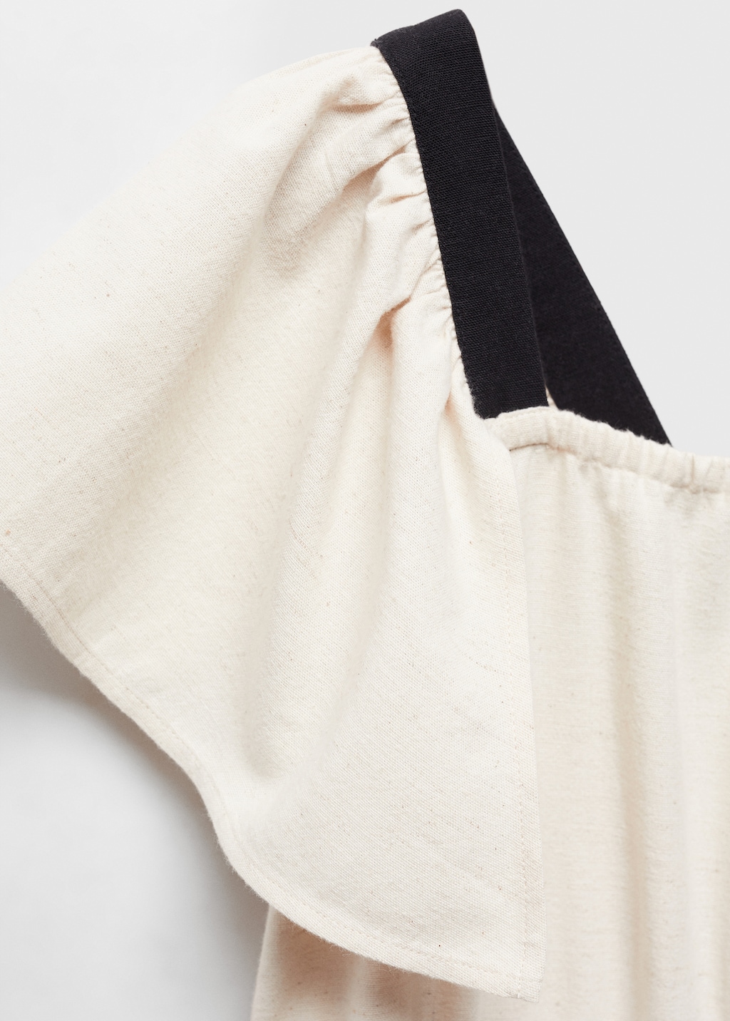 Linen ruffle jumpsuit - Details of the article 8