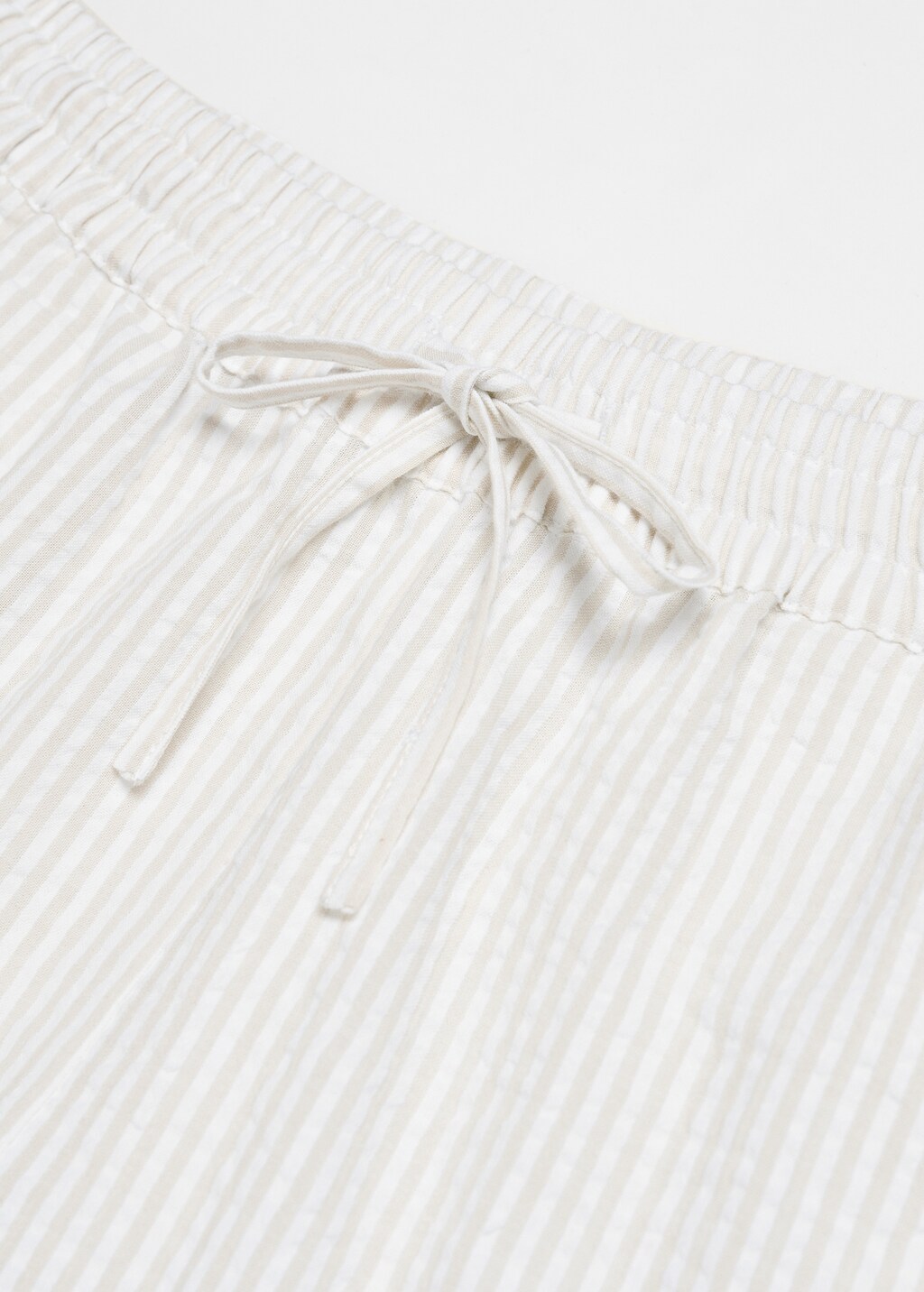 Two-piece striped cotton pyjamas - Details of the article 8