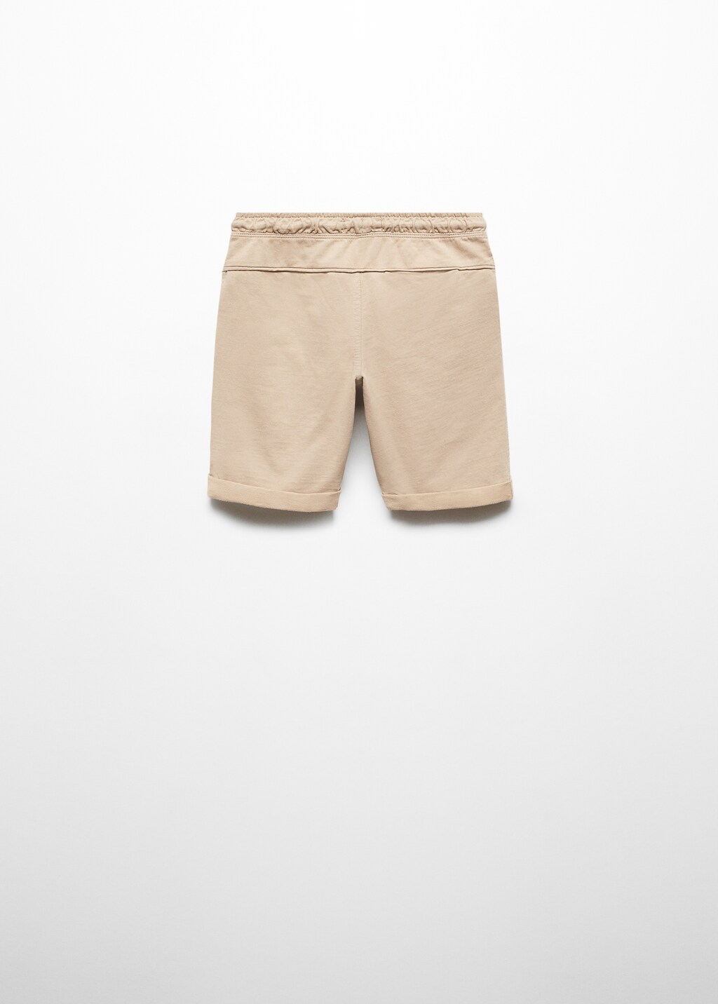 Elastic waist Bermuda shorts - Reverse of the article