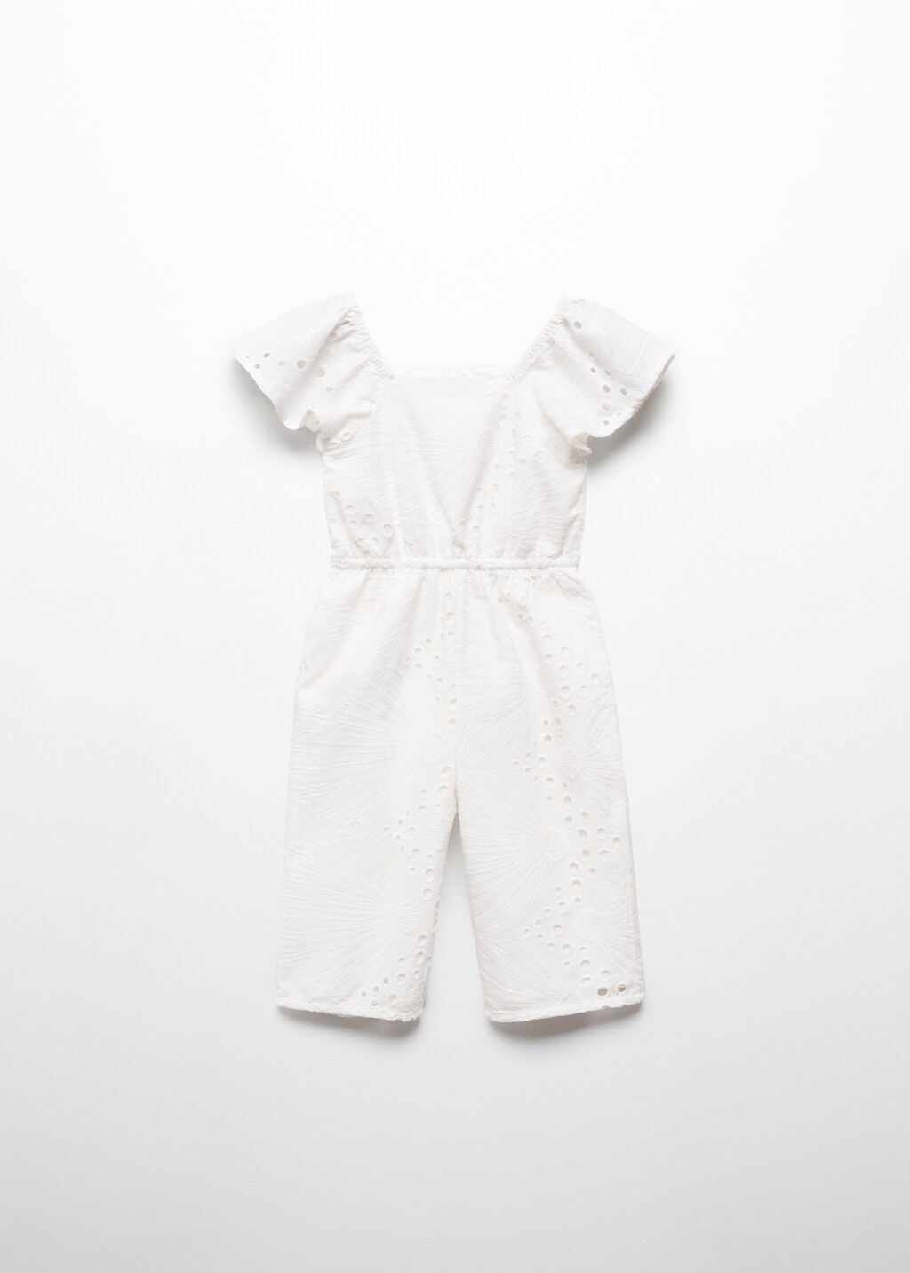 Jumpsuit met broderie anglaise - Artikel zonder model