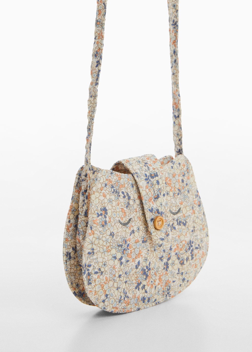 Floral print bag - Medium plane