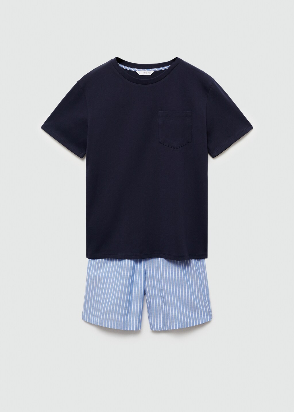 Striped cotton short pyjamas - Article without model