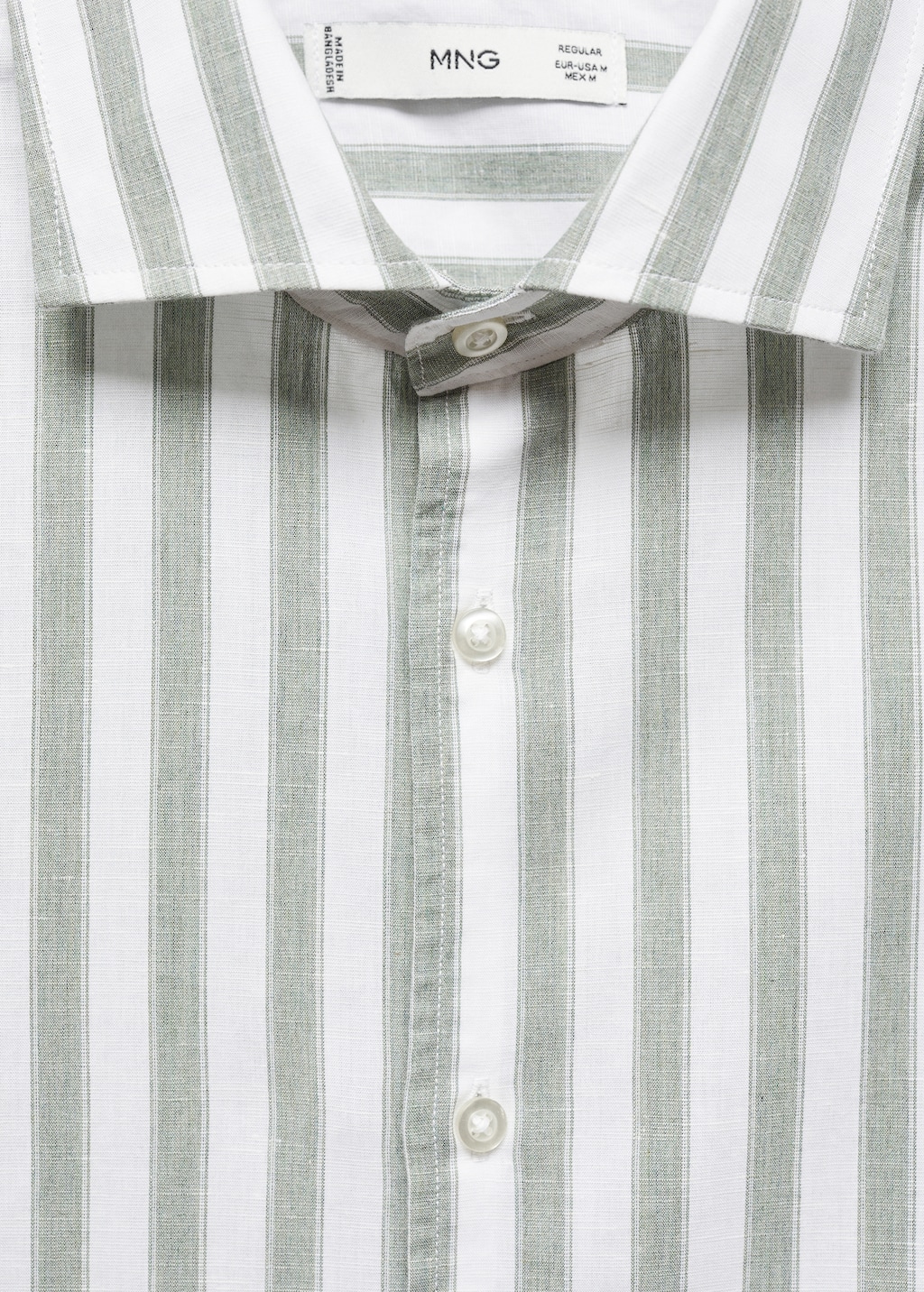 Linen Tencel-blend striped shirt - Details of the article 8