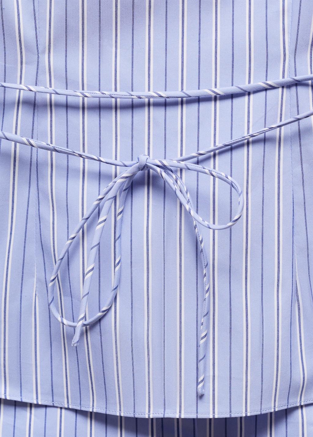 Striped bow blouse - Details of the article 8