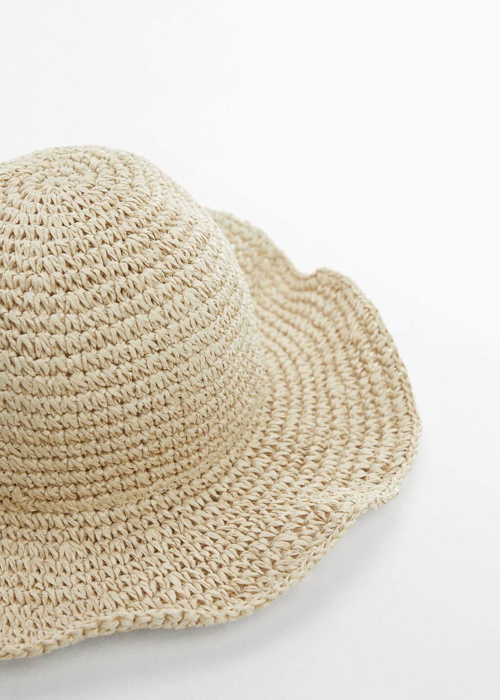 Natural fibre hat - Medium plane