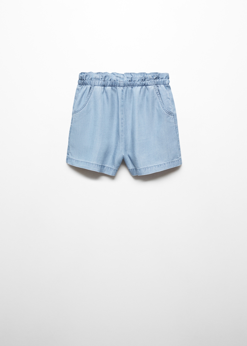 Lyocell shorts with elastic waist - Article without model