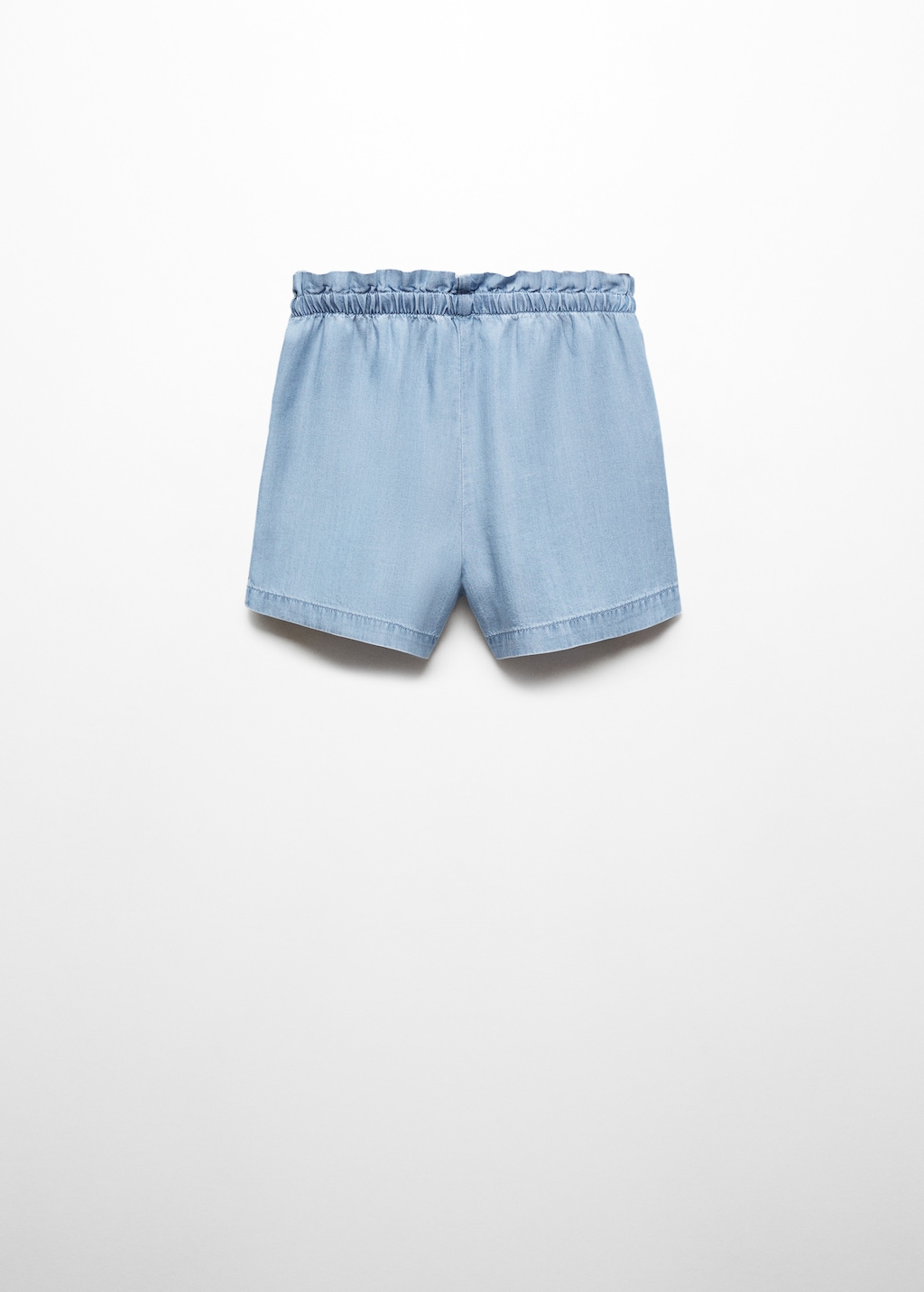 Lyocell shorts with elastic waist - Reverse of the article