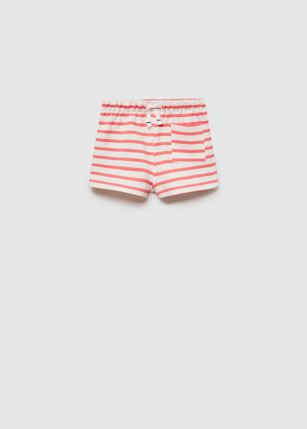 Striped cotton shorts - Article without model