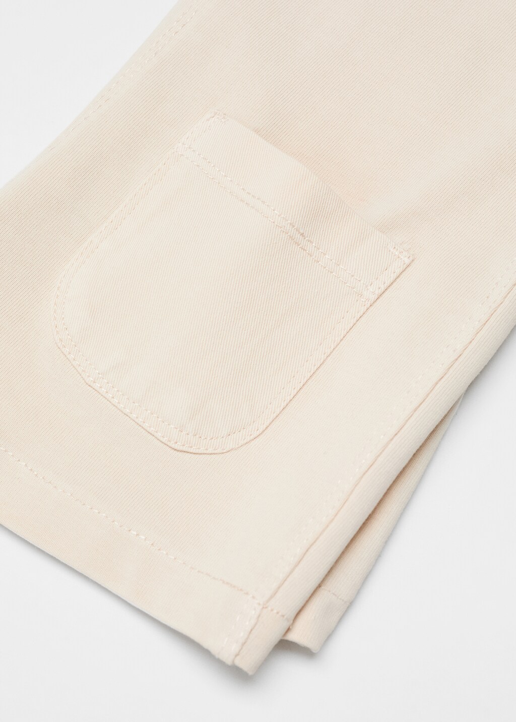 Short cotton dungarees - Details of the article 0