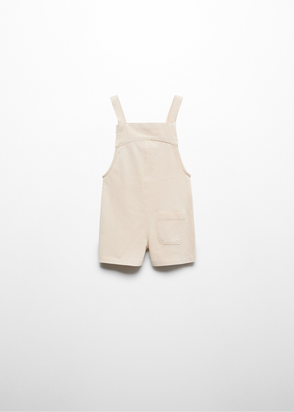 Short cotton dungarees - Reverse of the article