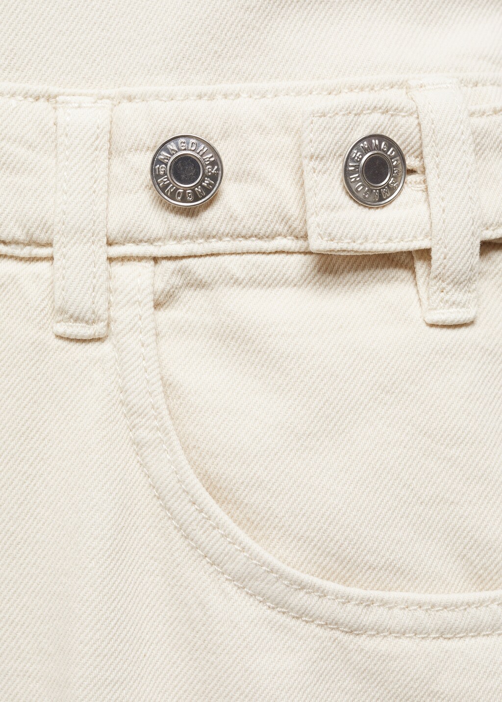 Denim jumpsuit with multi-position buttons - Details of the article 8