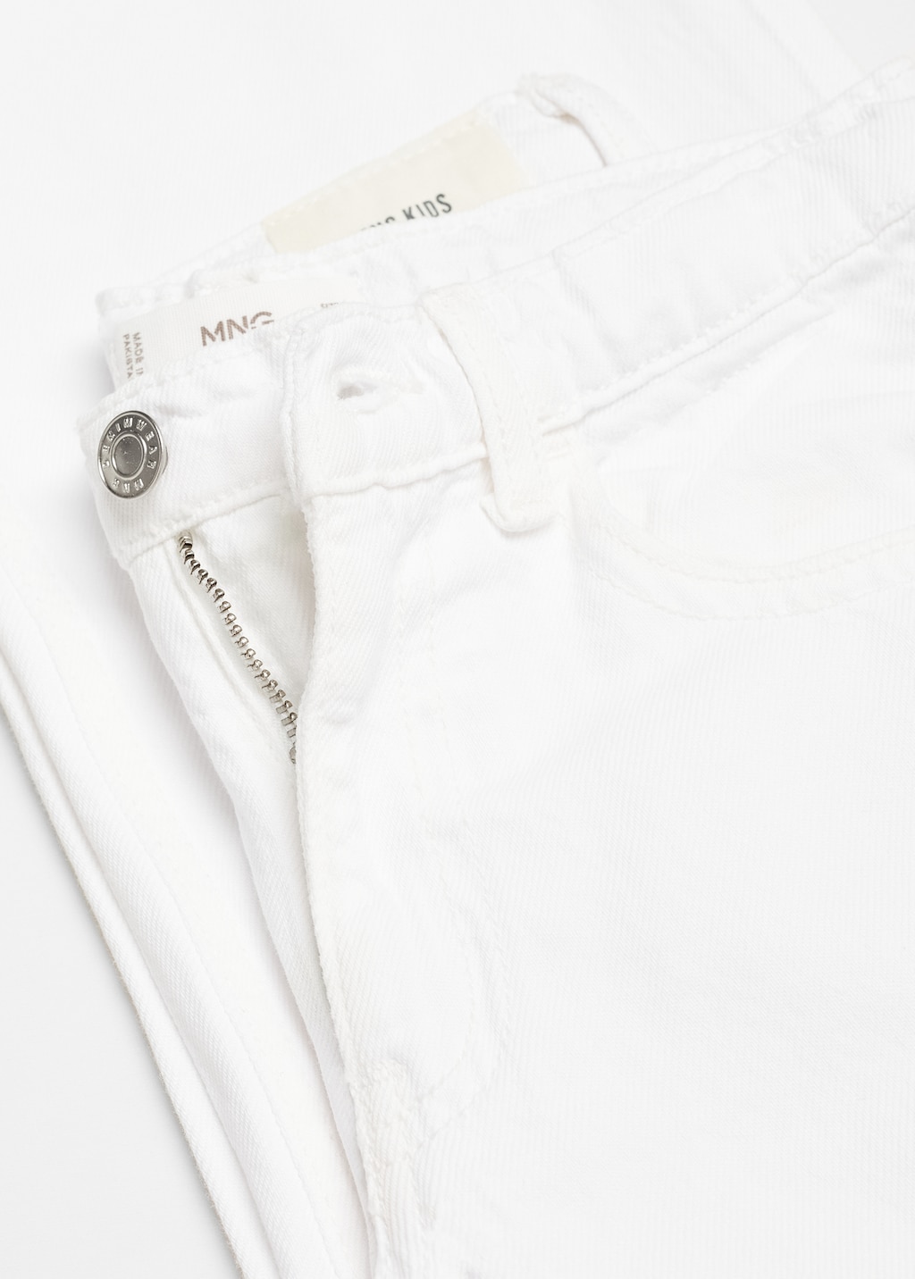 Cotton culotte jeans - Details of the article 8