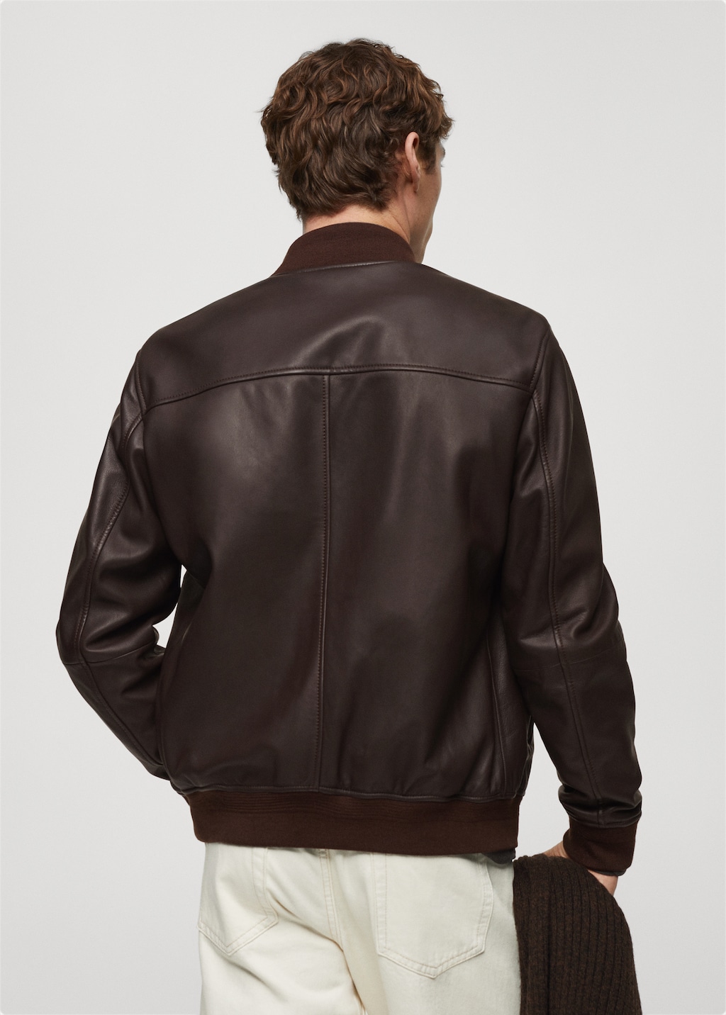 100% nappa leather jacket - Reverse of the article