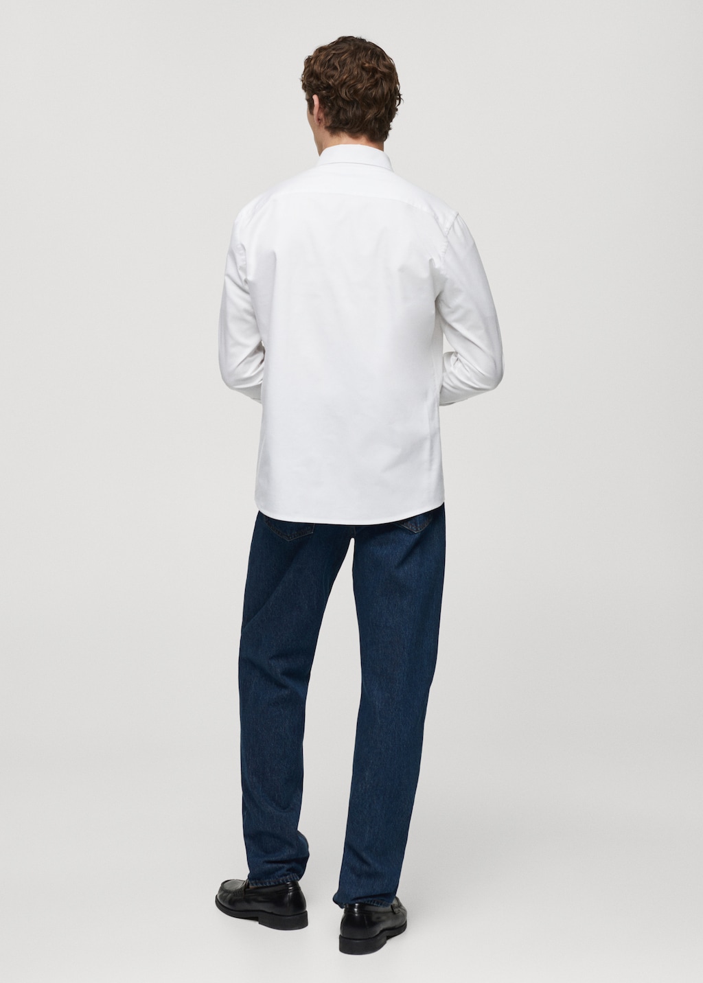 Regular fit Oxford cotton shirt - Reverse of the article