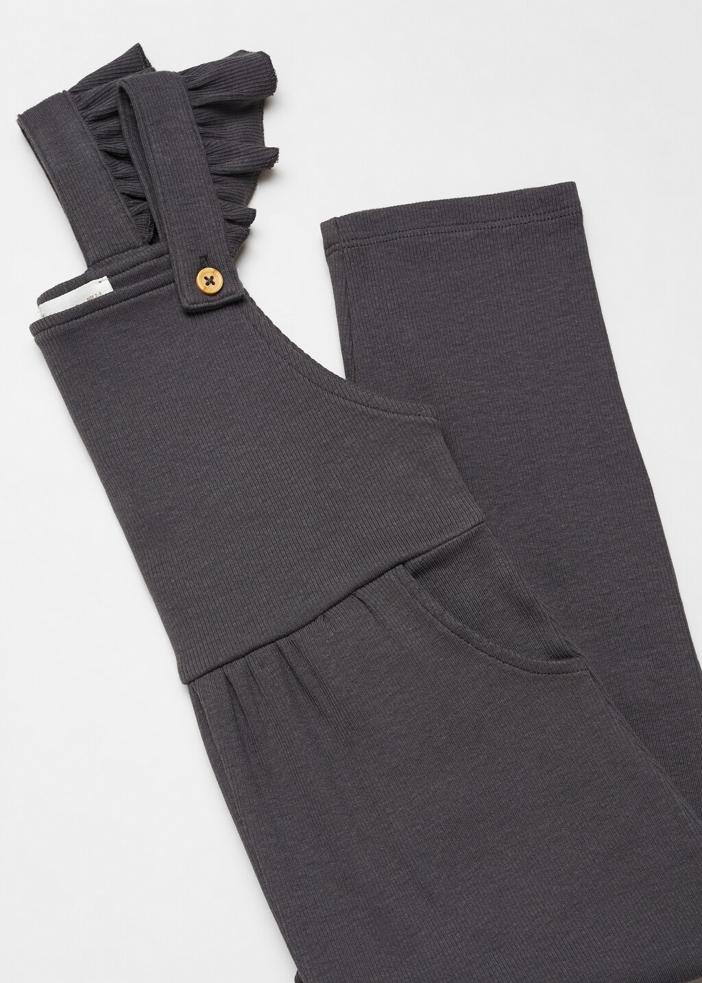 Cotton knit dungarees - Details of the article 8