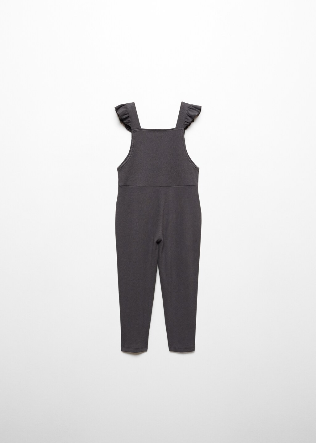 Cotton knit dungarees - Reverse of the article