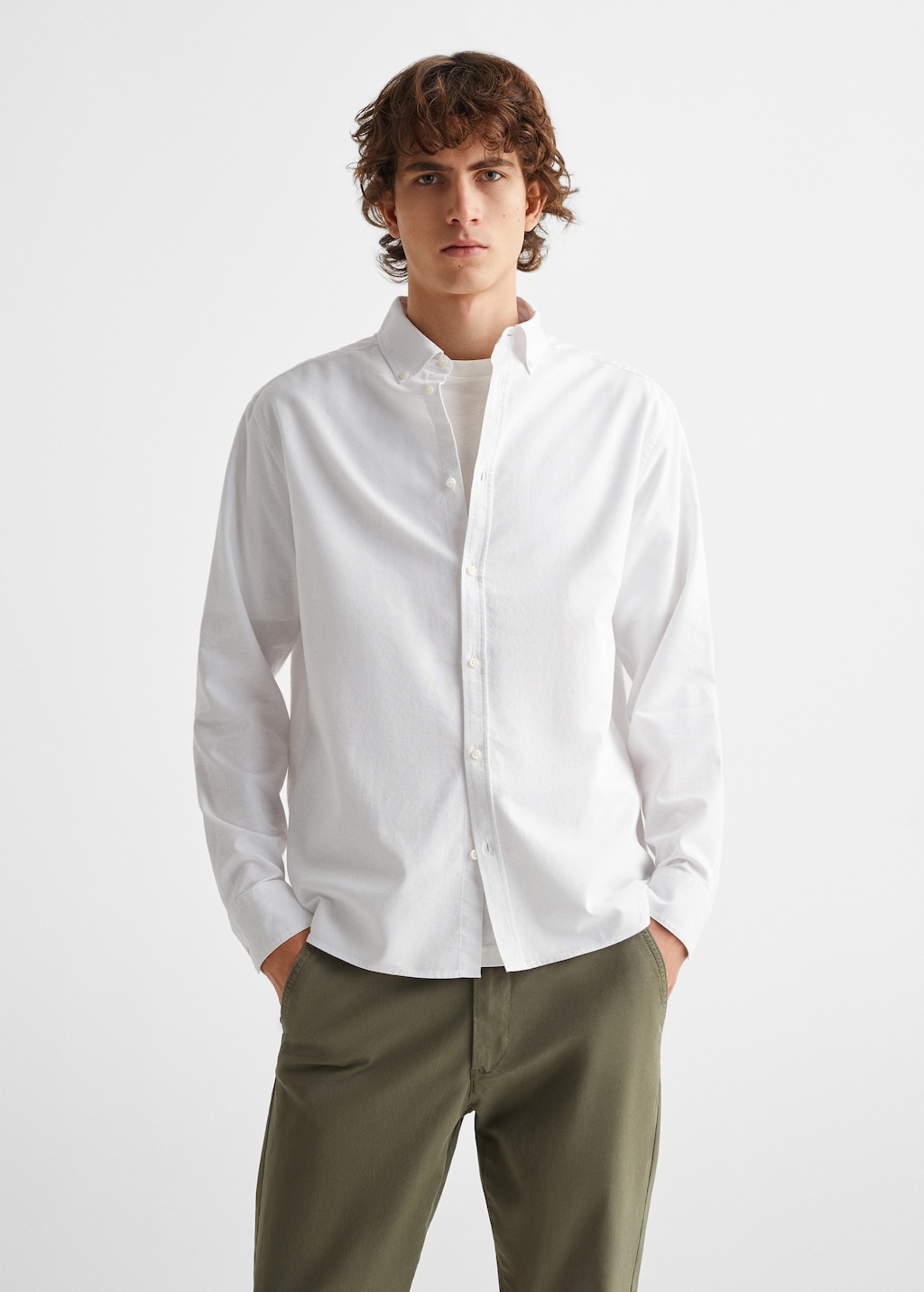 Unisex Oxford Shirt - Medium plane