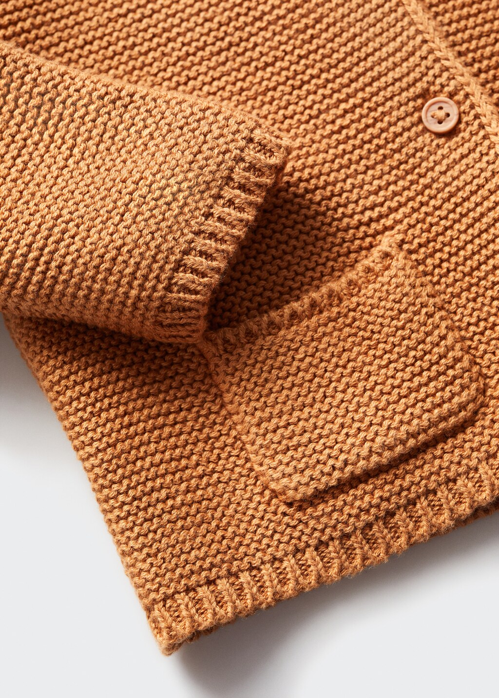 Knit hood cardigan - Details of the article 0