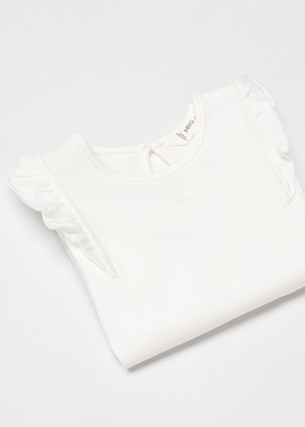 Long -sleeved t-shirt with ruffles - Details of the article 8