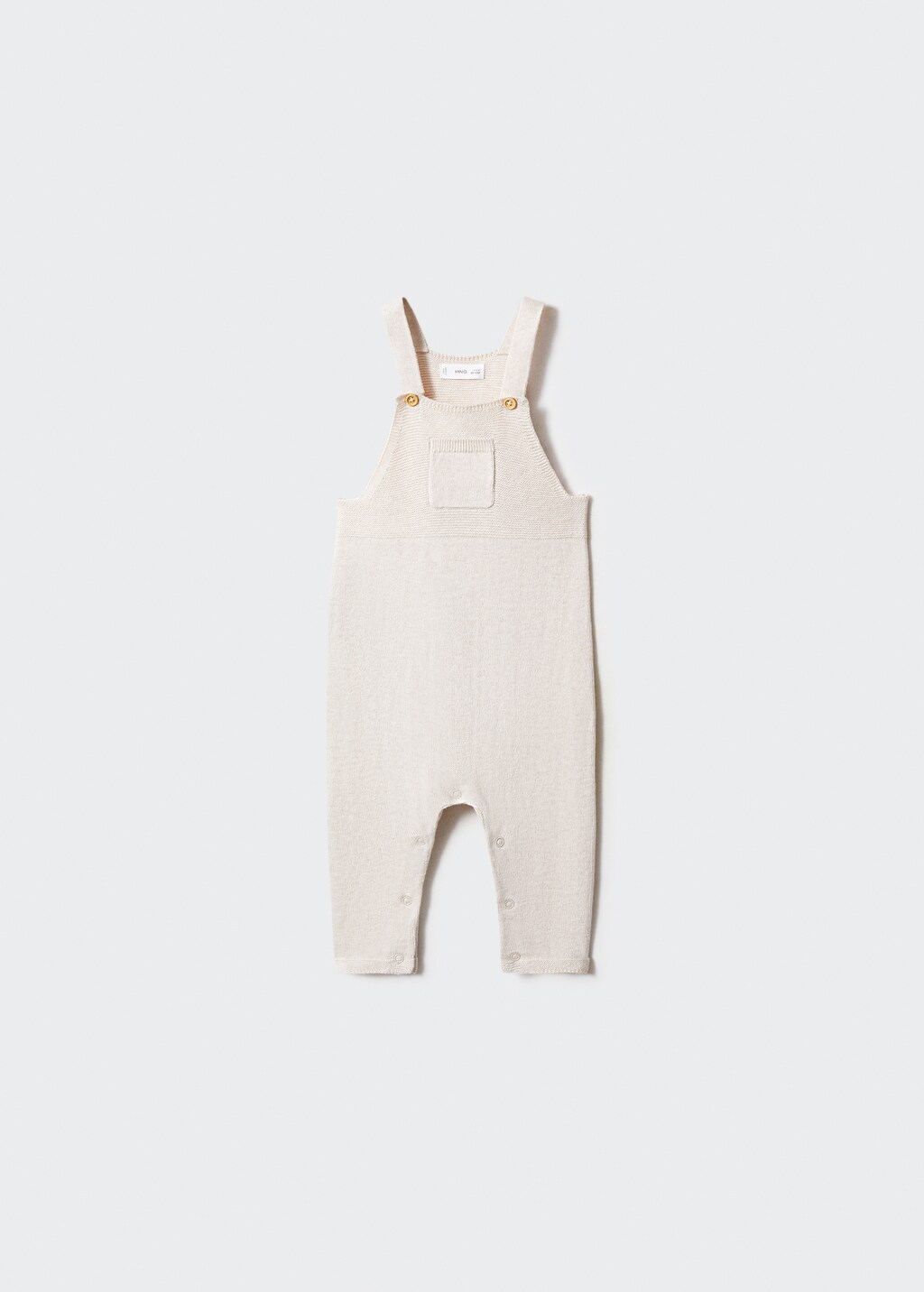 Long knitted dungarees - Article without model