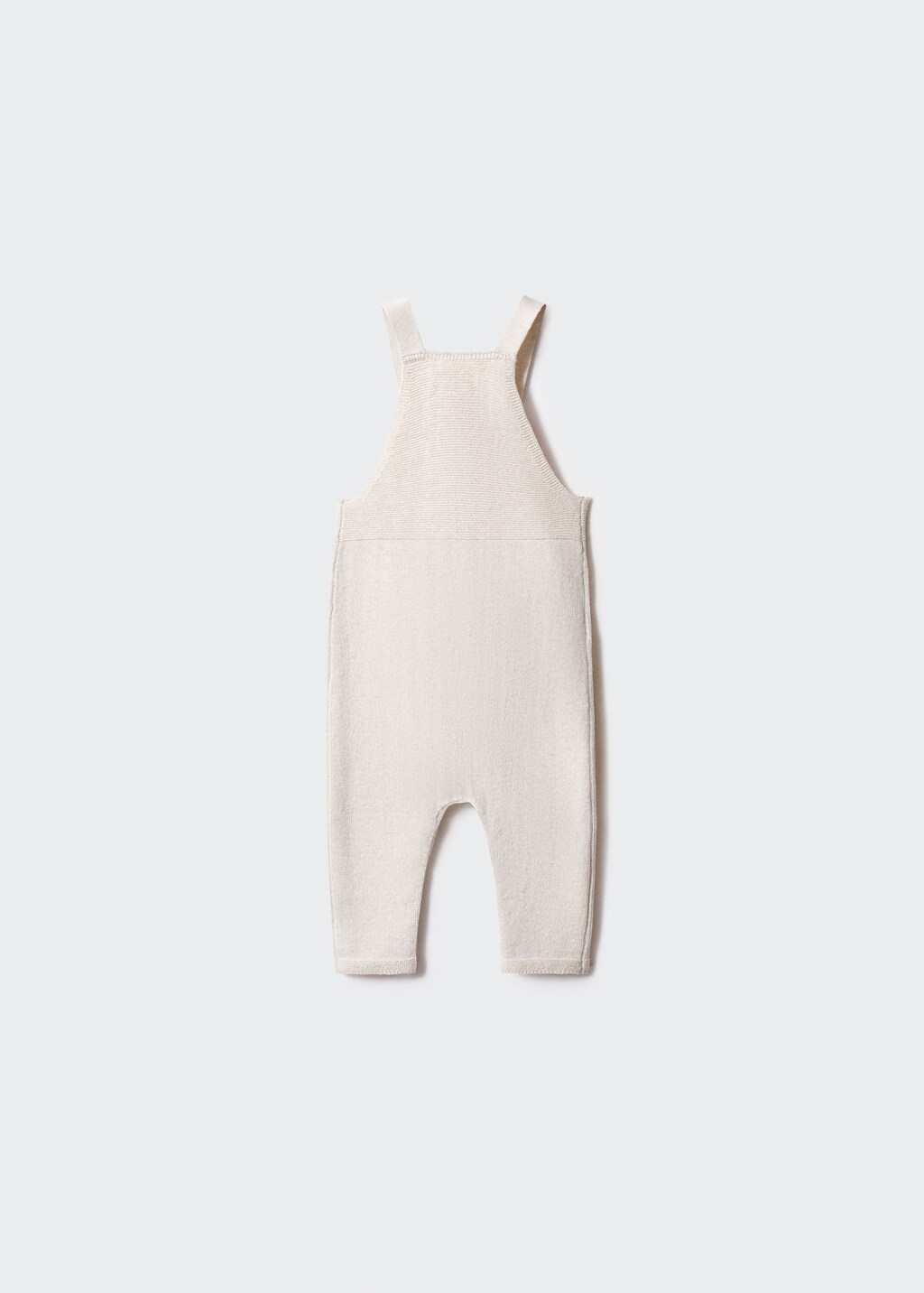 Long knitted dungarees - Reverse of the article