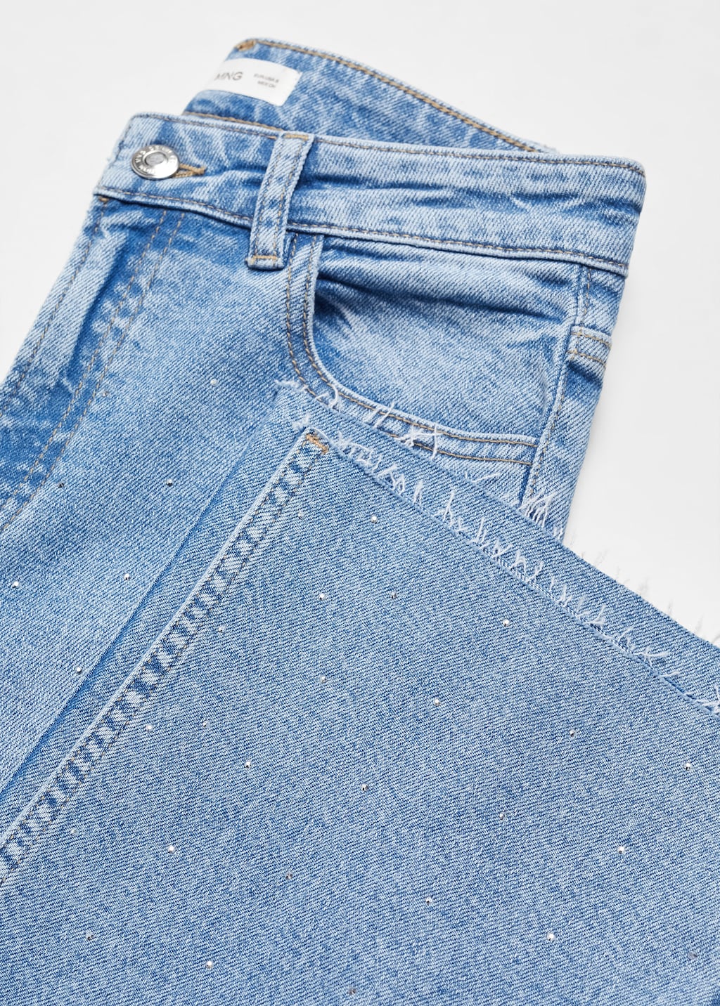 Rhinestone flare jeans - Details of the article 8