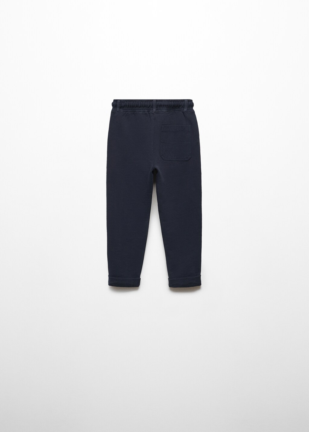 Cotton jogger-style trousers - Reverse of the article