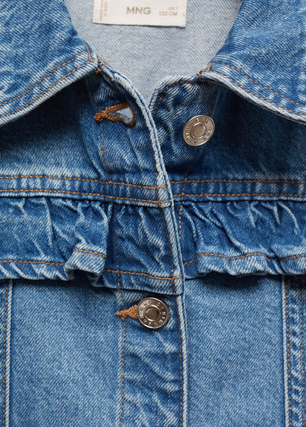 Jeansjacke mit Rüschen - Detail des Artikels 8