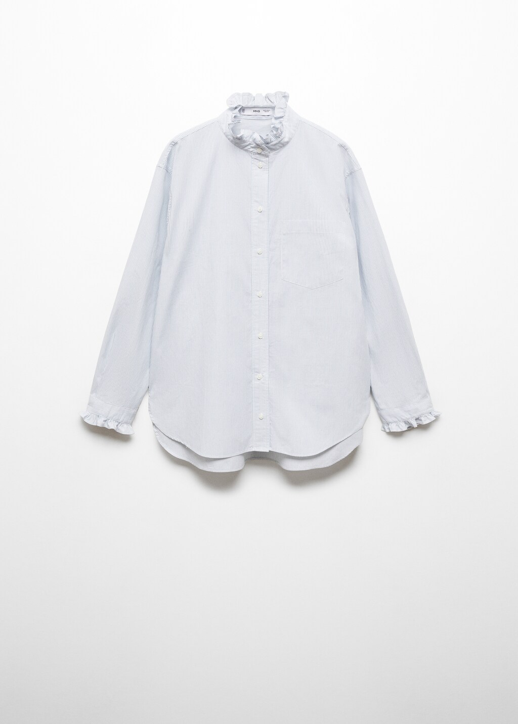 Ruffle neck shirt - Article without model