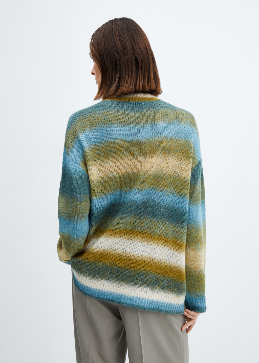 Degraded knitted sweater - Reverse of the article