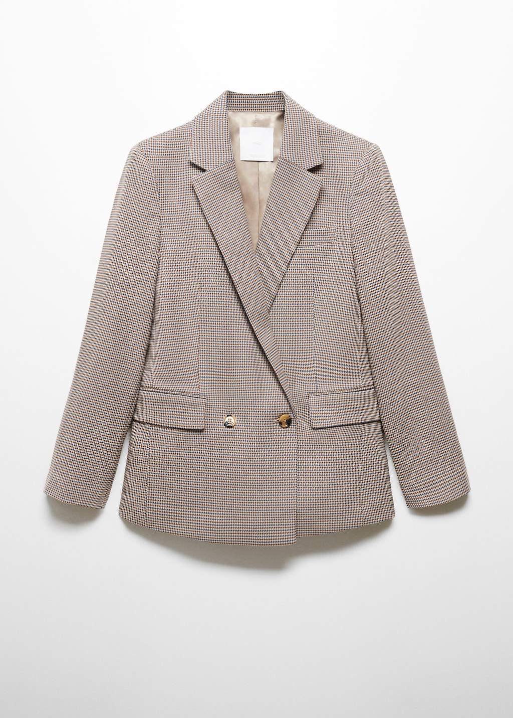 Houndstooth wool-blend blazer - Article without model