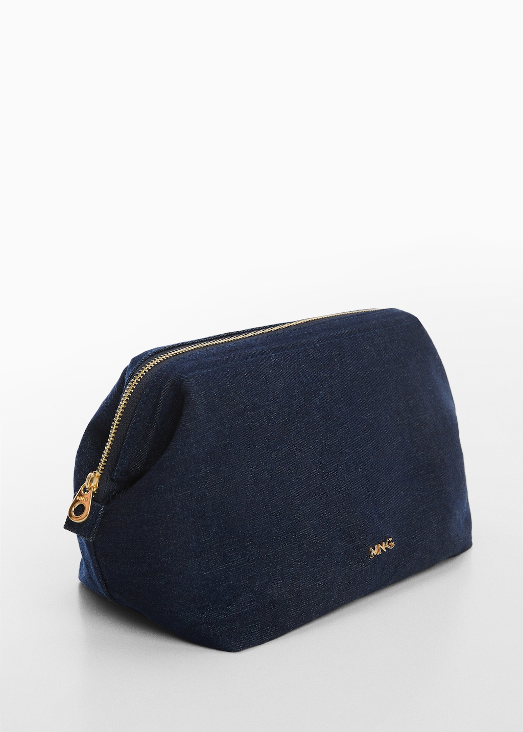 Denim toiletry bag - Medium plane