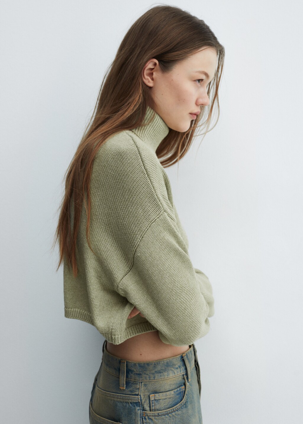 Turtleneck knitted sweater - Details of the article 1