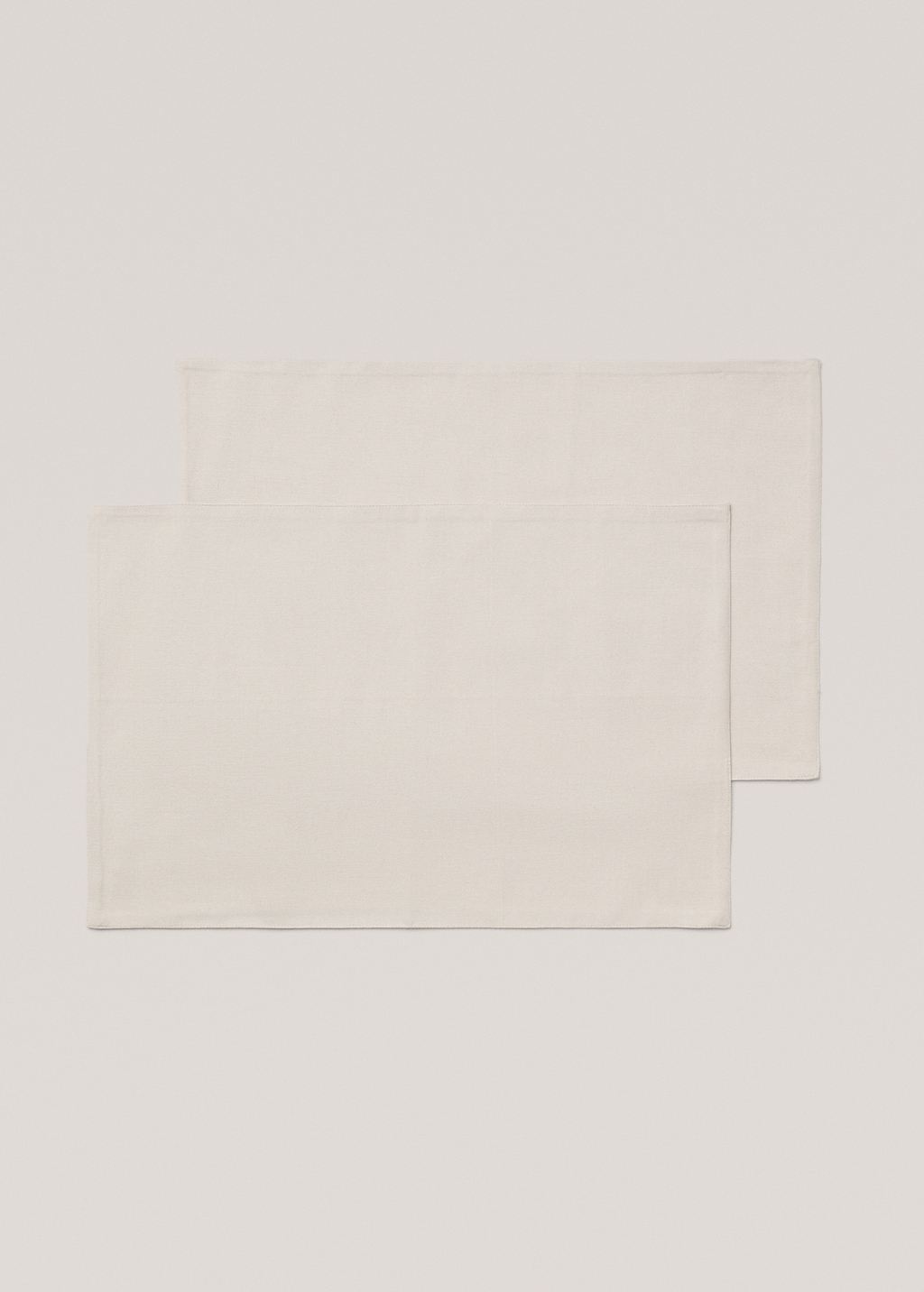 100% plain cotton placemat - Article without model