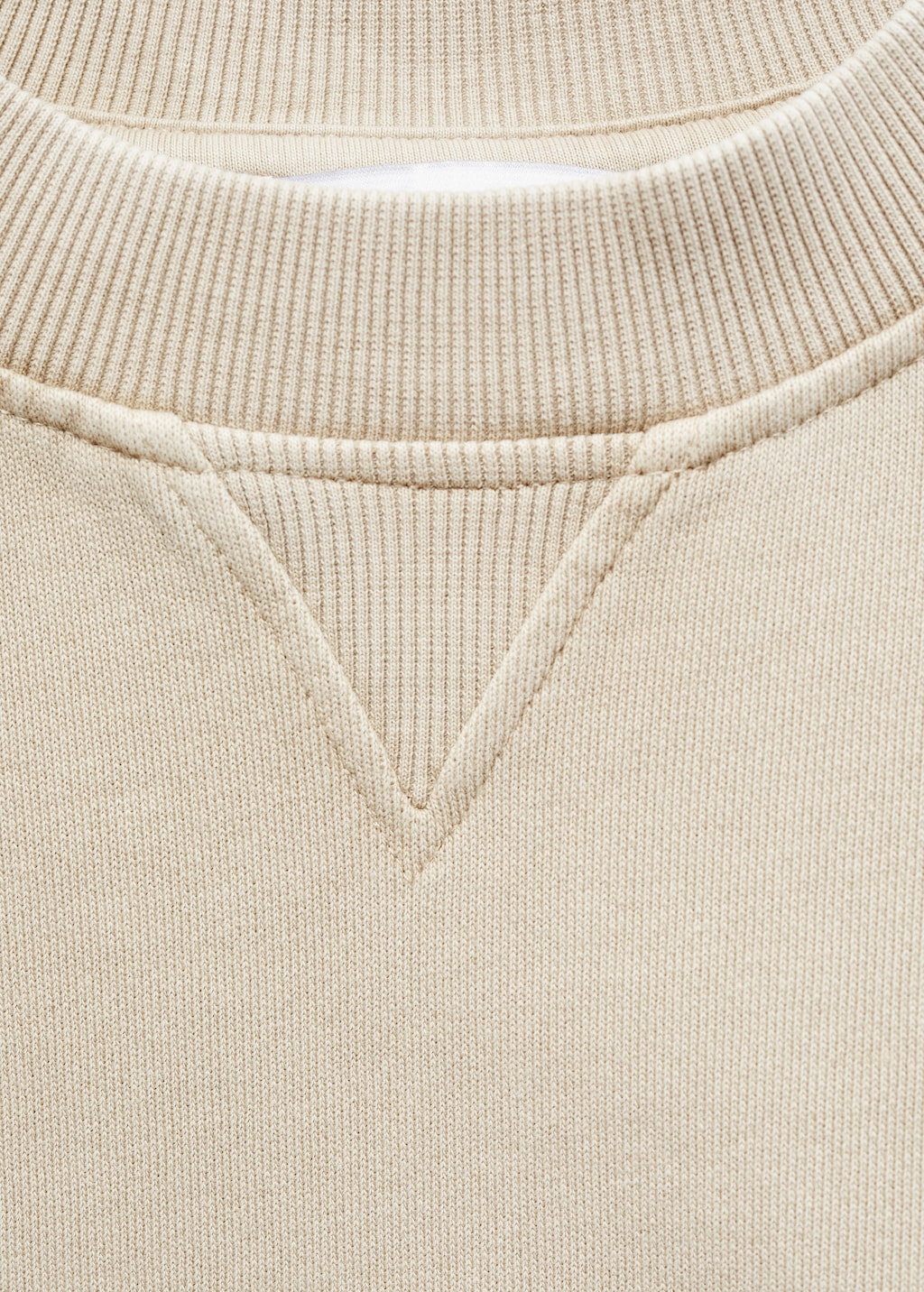 Gewassen sweatshirt met ronde hals - Detail van het artikel 8